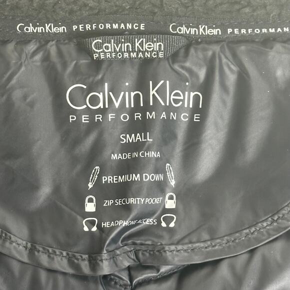 Calvin Klein Performance Quilted Puffer Down Full Zip Vest Womens Size Small S - Picture 7 of 11
